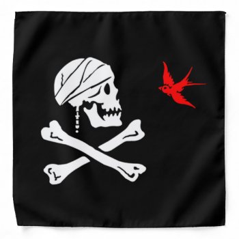 Captin Jack Pirate Flag Bandana by Strangeart2015 at Zazzle