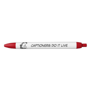 Captioners do it Live Quote Pens