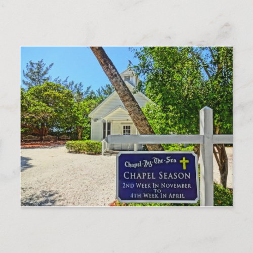 Captiva Florida Chapel By The Sea Postcard