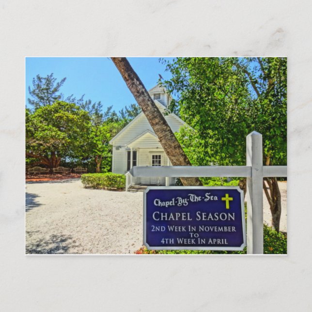 Captiva Florida Chapel By The Sea Postcard (Front)