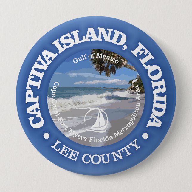 Captiva Island (C) Button (Front)