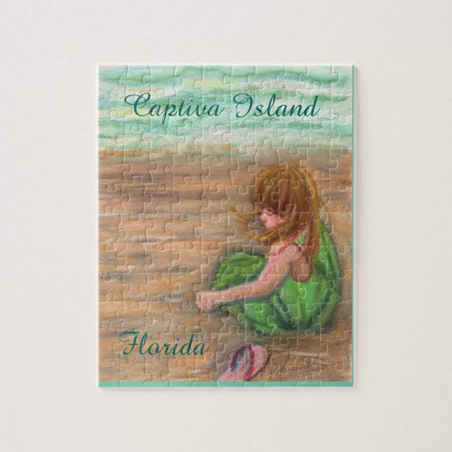 Captiva Island Florida Art Jigsaw Puzzle (Vertical)