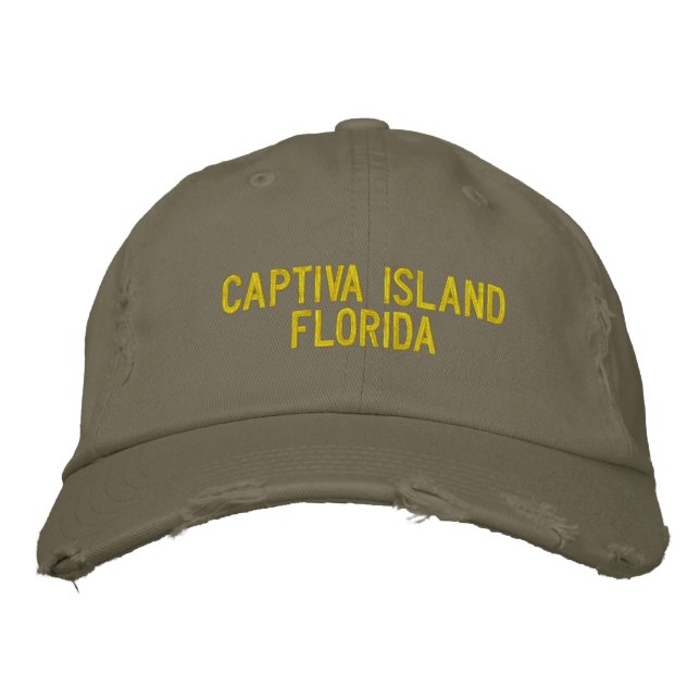 Captiva Island, Florida Embroidered Cap (Front)