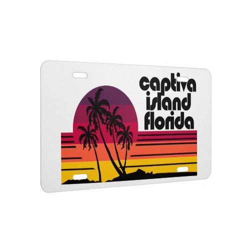 Captiva Island Florida License Plate