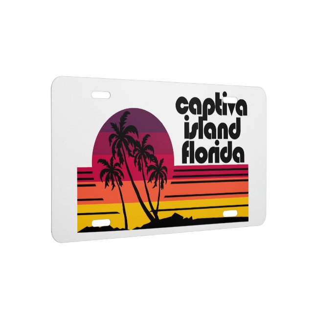 Captiva Island Florida License Plate (Right)