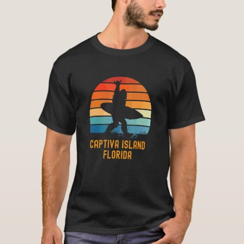 Captiva Island  Florida Sasquatch Souvenir T_Shirt