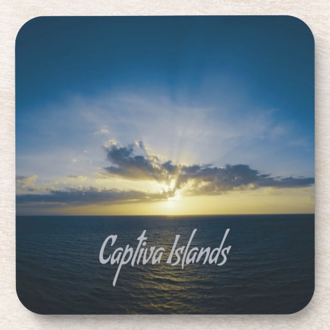 Captiva Islands Florida Beverage Coaster (Front)
