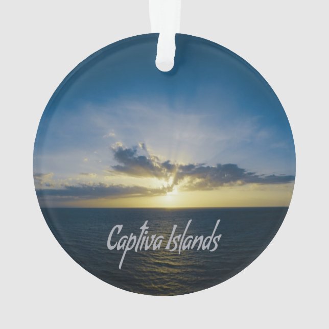 Captiva Islands Florida Ornament (Back)