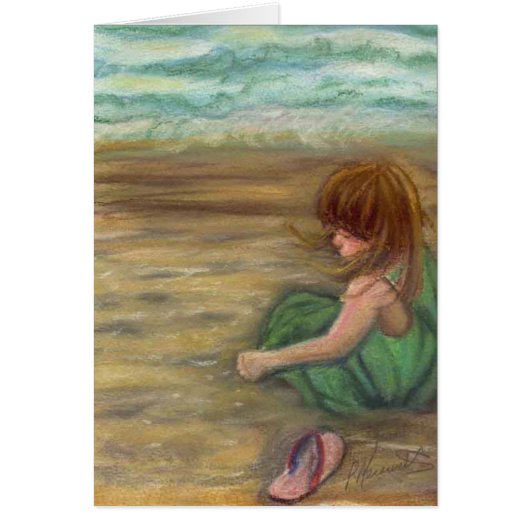 Captiva Princes Pastel Drawing (Front)