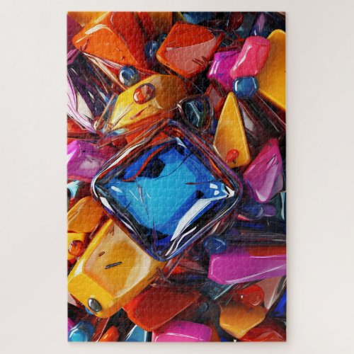 Captivating abstract art puzzle