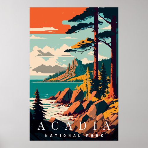 Captivating Acadia National Park Poster