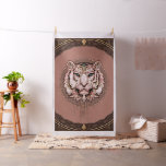 Captivating and artistic depiction of a tiger fabric