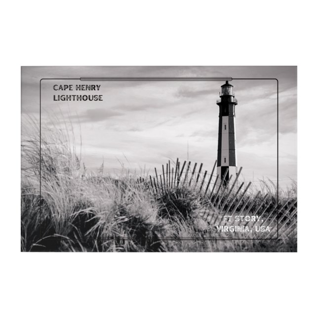 Captivating Cape Henry Lighthouse Acrylic Print (Front)