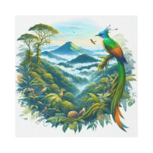 Captivating Cloud Forest Designs Metal Print