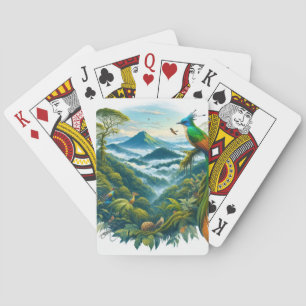 Captivating Cloud Forest Designs Poker Cards