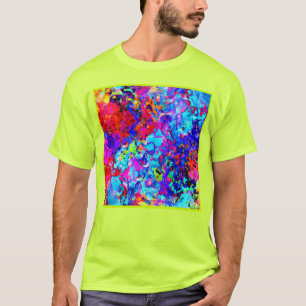 Captivating Color Schemes of Abstract Pattern T-Shirt