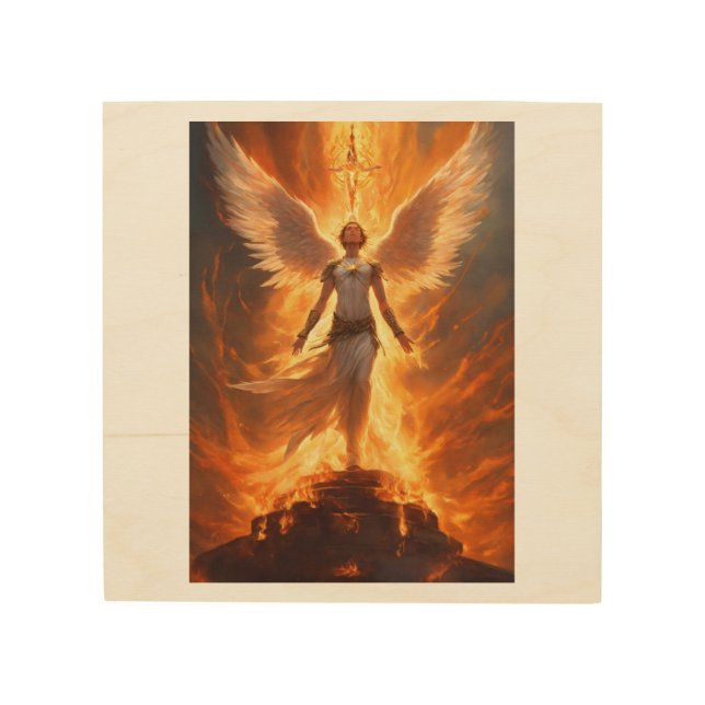 captivating design wood wall art (Front)