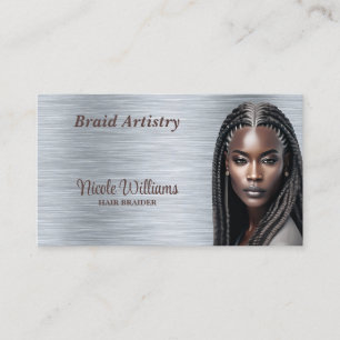 Captivating Hair Stylist  Business Card