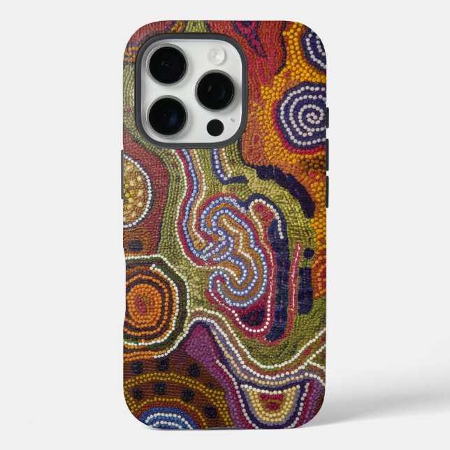 Captivating Indigenous Art Print Case-Mate iPhone Case (Back)