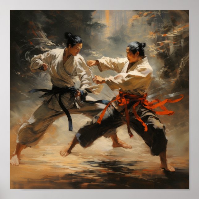 Captivating Martial Arts Masterpiece - Empowering  Poster (Front)
