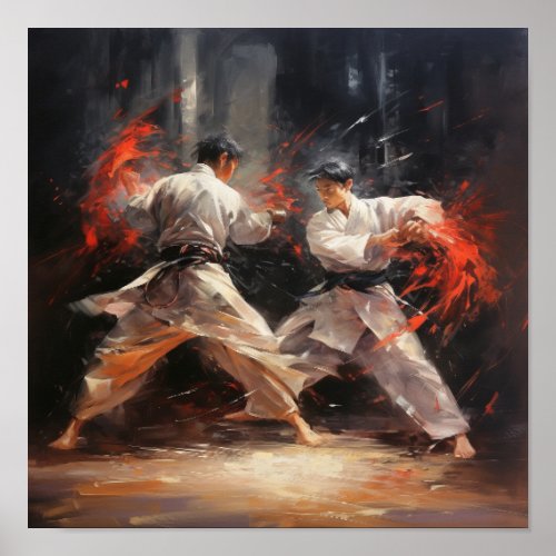 Captivating Martial Arts Poster _ Masterpiece Qual