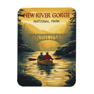 Captivating New River Gorge National Park Magnet