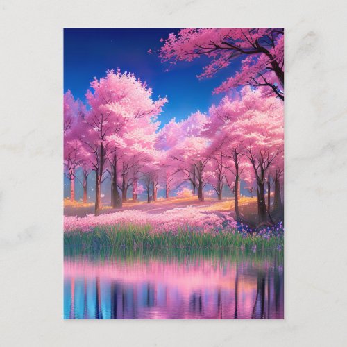 Captivating Pink Adornments Postcard