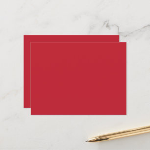 Captivating Red Background White Border Design Postcard