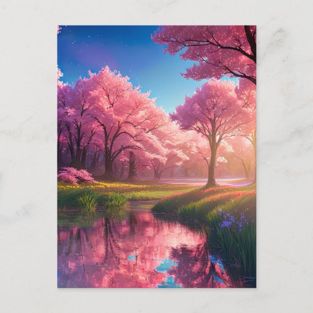 Captivating River's Charm Postcard (Front)