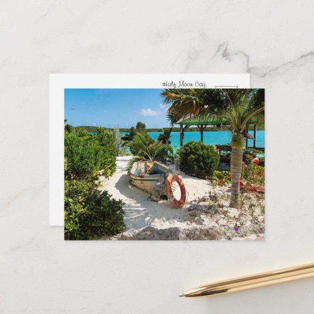 Captivating Shipwreck Beauty Postcard (Front/Back In Situ)