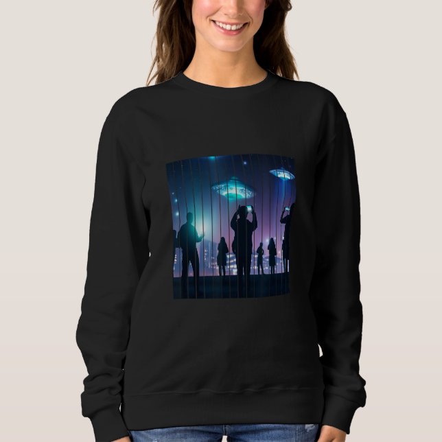 Captivating UFO Sightings  UFO Sighting Sweatshirt (Front)