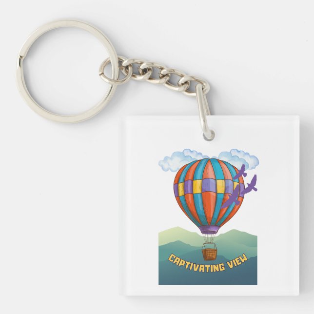Captivating View Keychain (Front)