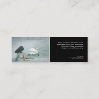 'Captive Angel' poetry bookmark Mini Business Card