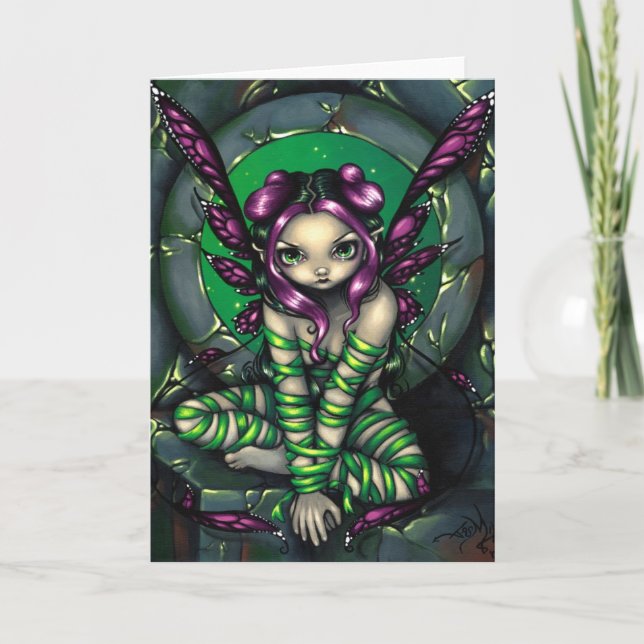 "Captive Fairy" Greeting Card (Front)