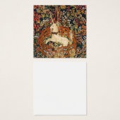 Captive Unicorn Medieval tapestry image (Front & Back)