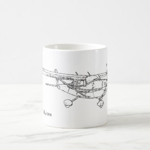 Captmoonbeam Cessna 182 Skylane Coffee Mug