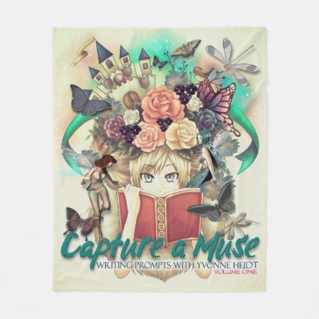 Capture A Muse-book Cover-yvonne Heidt Fleece Blanket