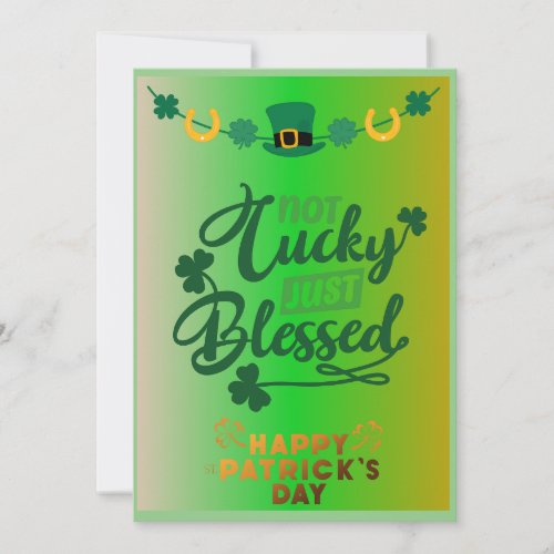 Capture essence of Celtic charm St Paddys Day Holiday Card