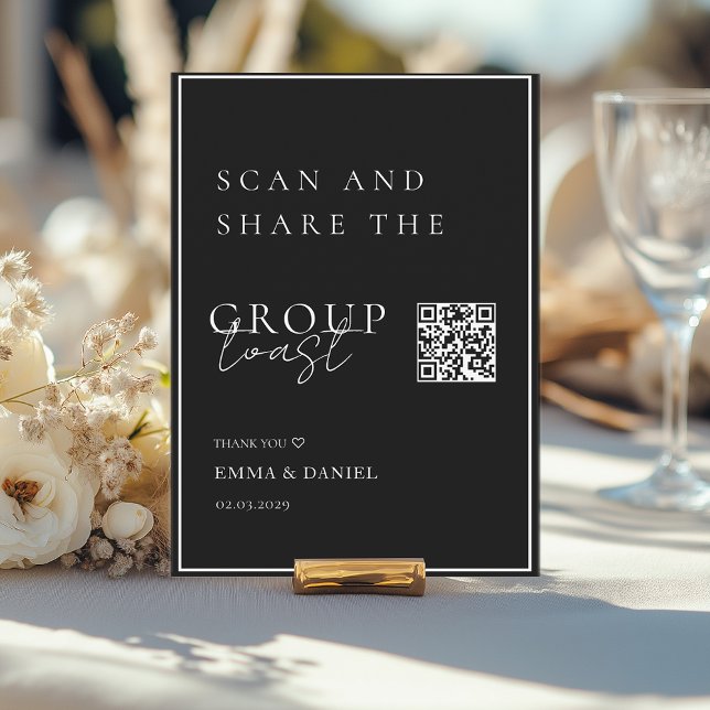 Capture Every Moment–Wedding QR Code Photo Sharing (Capture Every Moment–Wedding QR Code Photo Sharing. Personalized with your names, date and text.)