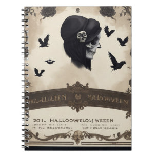 Capture Halloween Memories with Our Vintage Crow Notebook