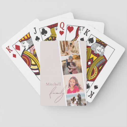 Capture Love Photo Collage Playing Cards