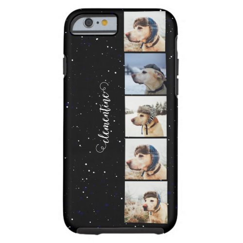 Capture Memories Instagram Family Photo Collage on Tough iPhone 6 Case