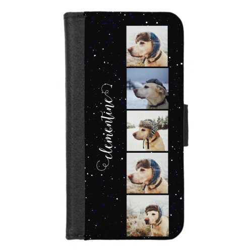 Capture Memories Instagram Family Photo Collage on iPhone 87 Wallet Case
