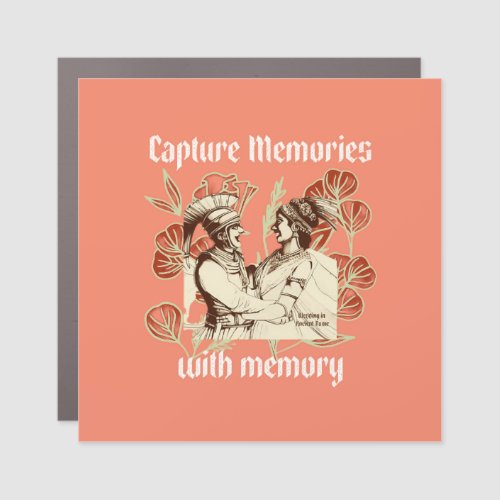 Capture Memories with memory Car Magnet