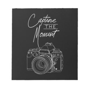 Capture Moment Camera Photography Photographer Notepad