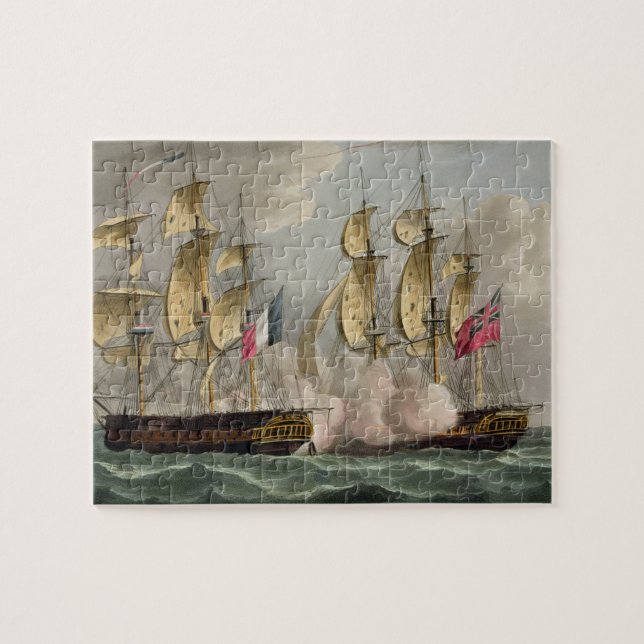 Capture of L'Immortalite, October 20th 1798, from Jigsaw Puzzle (Horizontal)