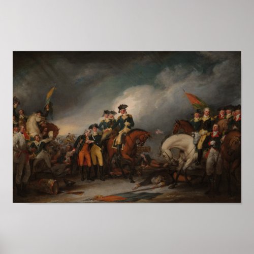 Capture of the Hessians at Trenton _ John Trumbull Poster