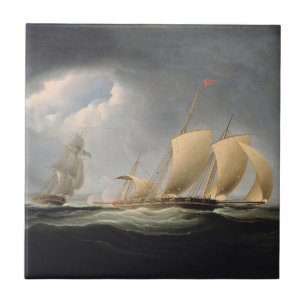 Capture of the Tripoli Thomas Birch Ceramic Tile