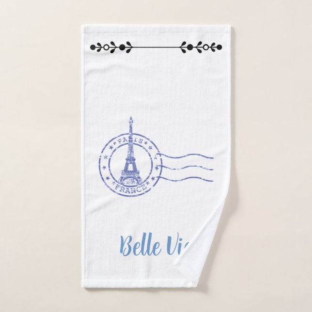 Capture Paris with Belle Vie Towels (Hand Towel)