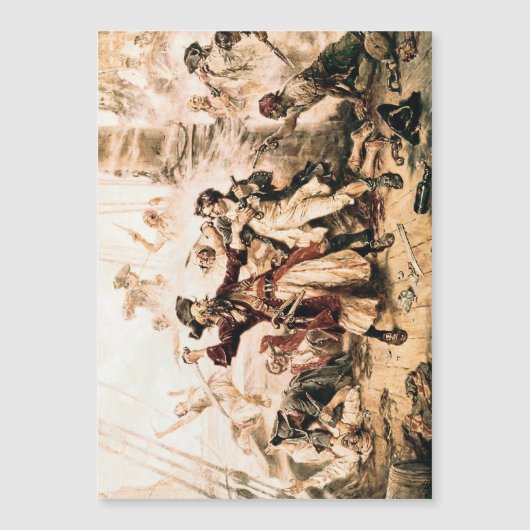 Capture, Pirate Blackbeard, Queen Anne's Revenge (Front)